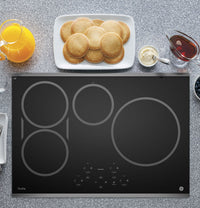 GE Profile 30" Electric Induction Cooktop – PHP9030SJSS - Electric Cooktop in Black/Stainless Steel