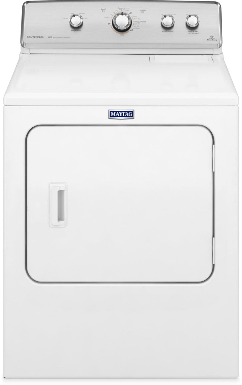 Maytag Centennial® 7.0 Cu. Ft. Electric Dryer – YMEDC555DW - Dryer in White
