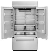 KitchenAid 24.2 Cu. Ft. Built-In French-Door Refrigerator – KBFN502ESS - Refrigerator with Ice Maker in Stainless Steel