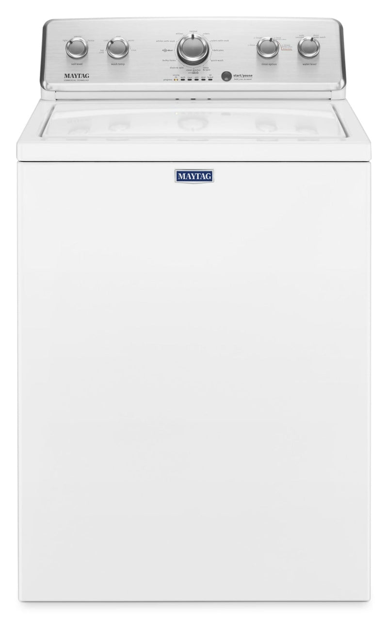 Maytag Large Capacity Top Load Washer with the Deep Fill Option - 4.4 Cu. Ft. - Washer in White