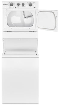 Whirlpool® 4.0 cu.ft Gas Stacked Laundry Center 9 Wash cycles and AutoDry™ - Laundry Centre in White