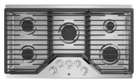 GE 36" Built-In Gas Cooktop - JGP5036SLSS - Gas Cooktop in Stainless Steel