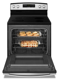 Amana 4.8 Cu. Ft. Freestanding Electric Range with Self-Clean – YAER6603SFS - Electric Range in Stainless Steel