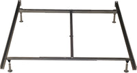 Twin/Full/Queen Metal Glide Bed Frame|Monture en métal pour simple/double/grand lit avec patins|850G