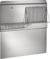 Broan 30" Backsplash with Shelves – RMP3004 - Range Hood Part in Stainless Steel