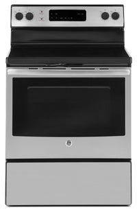 GE 5.0 Cubic Foot Freestanding Electric Self-Cleaning Range – JCB630SKSS - Electric Range in Stainless Steel