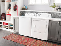 Amana 6.5 Cu. Ft. Gas Dryer with Automatic Dryness Control – NGD4655EW - Dryer in White