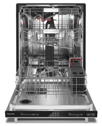 KitchenAid Top-Control Dishwasher with FreeFlex™ Third Rack - KDTM404KPS|Lave-vaisselle KitchenAid avec commandes sur le dessus et 3e panier FreeFlexMC - KDTM404KPS|KDTM40KS