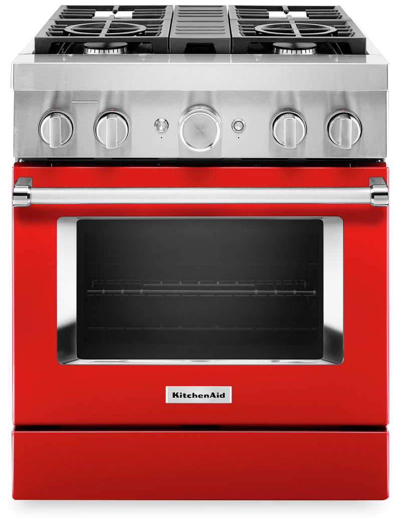 KitchenAid 30" Smart Commercial-Style Gas Range - KFGC500JPA|Cuisinière à gaz intelligente KitchenAid de 30 po de style commercial - KFGC500JPA|KFGC500A
