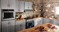 KitchenAid 30'' Smart Commercial-Style Dual Fuel Range - KFDC500JIB