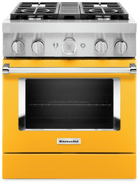 KitchenAid 30'' Smart Commercial-Style Dual Fuel Range - KFDC500JYP