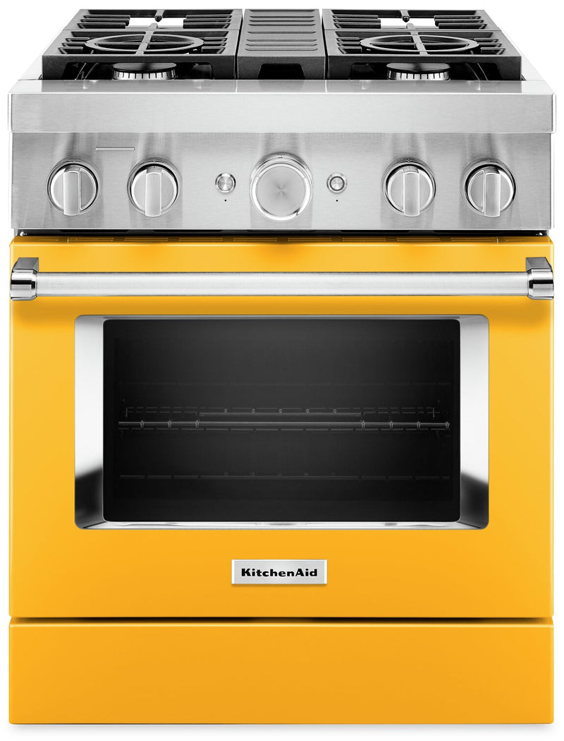 KitchenAid 30'' Smart Commercial-Style Gas Range - KFGC500JYP
