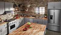 KitchenAid 30" Smart Commercial-Style Gas Range - KFGC500JSS|Cuisinière à gaz intelligente KitchenAid de 30 po de style commercial - KFGC500JSS