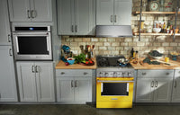 KitchenAid 30'' Smart Commercial-Style Dual Fuel Range - KFDC500JYP