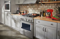 KitchenAid 30'' Smart Commercial-Style Dual Fuel Range - KFDC500JSS