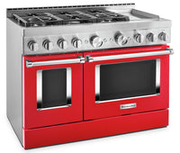 KitchenAid 48" Smart Commercial-Style Gas Range with Griddle - KFGC558JPA|Cuisinière à gaz intelligente KitchenAid 48 po de style commercial, plaque chauffante - KFGC558JPA|KFGC558A