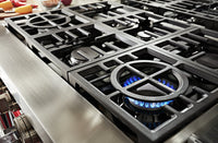 KitchenAid 48" Smart Commercial-Style Gas Range with Griddle - KFGC558JPA|Cuisinière à gaz intelligente KitchenAid 48 po de style commercial, plaque chauffante - KFGC558JPA|KFGC558A