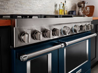 KitchenAid 48" Smart Commercial-Style Gas Range with Griddle - KFGC558JIB|Cuisinière à gaz intelligente KitchenAid 48 po de style commercial, plaque chauffante - KFGC558JIB|KFGC558I