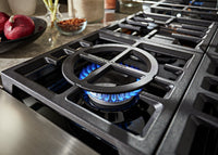 KitchenAid 48" Smart Commercial-Style Gas Range with Griddle - KFGC558JSS|Cuisinière à gaz intelligente KitchenAid 48 po de style commercial, plaque chauffante - KFGC558JSS|KFGC558S