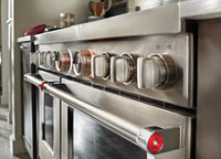 KitchenAid 48" Smart Commercial-Style Gas Range with Griddle - KFGC558JSS|Cuisinière à gaz intelligente KitchenAid 48 po de style commercial, plaque chauffante - KFGC558JSS|KFGC558S