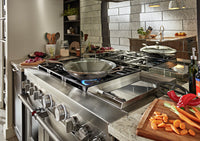 KitchenAid 48" Smart Commercial-Style Dual Fuel Range with Griddle - KFDC558JSS|Cuisinière hybride intelligente KitchenAid 48 po de style commercial, plaque chauffante - KFDC558JSS|KFDC558S