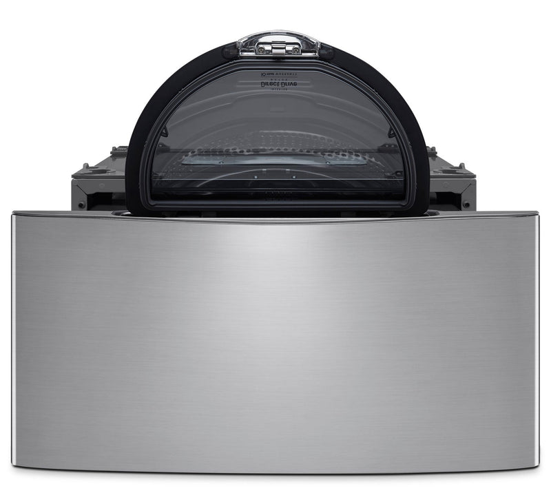 LG TWIN Wash™ 1.1 Cu. Ft. SideKick™ 27" Pedestal Washer - WD100CV - Washer in Graphite