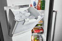 KitchenAid 19.9 Cu. Ft. Counter-Depth Side-by-Side Refrigerator - KRSC700HBS|Réfrigérateur KitchenAid de 19,9 pi³ de profondeur comptoir à compartiments juxtaposés - KRSC700HBS|KRSC700B