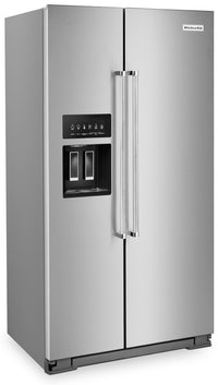 KitchenAid 19.9 Cu. Ft. Counter-Depth Side-by-Side Refrigerator - KRSC700HPS|Réfrigérateur KitchenAid de 19,9 pi³ de profondeur comptoir à compartiments juxtaposés - KRSC700HPS|KRSC700S