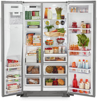 KitchenAid 19.9 Cu. Ft. Counter-Depth Side-by-Side Refrigerator - KRSC700HPS|Réfrigérateur KitchenAid de 19,9 pi³ de profondeur comptoir à compartiments juxtaposés - KRSC700HPS|KRSC700S