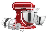 KitchenAid Artisan Series Tilt-Head Stand Mixer with Premium Accessory Pack - KSM195PSCA | Batteur sur socle à tête inclinable KitchenAid de la série Artisan avec trousse d'accessoires de qualité supérieure - KSM195PSCA | KSM9PSCA