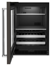 KitchenAid 4.9 Cu. Ft. 14-Bottle Beverage Centre with Left-Swing Door - KUBL314KBS | Refroidisseur à boissons KitchenAid 4,9 pi3 14 bouteilles, charnières de porte à gauche - KUBL314KBS | KUBL314B