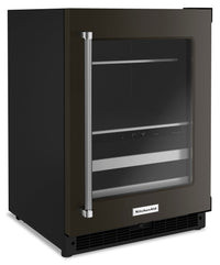 KitchenAid 4.9 Cu. Ft. 14-Bottle Beverage Centre with Right-Swing Door - KUBR314KBS | Refroidisseur à boissons KitchenAid 4,9 pi3 14 bouteilles, charnières de porte à droite - KUBR314KBS | KUBR314B