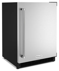 KitchenAid 5 Cu. Ft. Under-Counter Refrigerator with Right-Swing Door - KURR114KSB | Réfrigérateur KitchenAid de 5 pi3 sous le comptoir avec charnières à droite - KURR114KSB | KURR114S