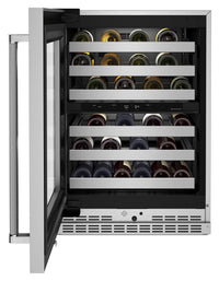 KitchenAid 5 Cu. Ft. 46-Bottle Wine Cellar with Left-Swing Door - KUWL314KSS | Cellier à vin KitchenAid de 5 pi3 pour 46 bouteilles avec charnières de porte à gauche - KUWL314KSS | KUWL314S