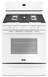 Maytag 5.0 Cu. Ft. Freestanding Gas Range with Oval Burner – MGR6600FW - Gas Range in White