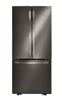 LG 21.8 Cu. Ft. 3-Door French Door Refrigerator - LRFNS2200D|Réfrigérateur LG de 21,8 pi³ à portes françaises à congélateur inférieur - LRFNS2200D|LRFNS22D