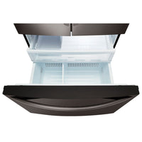 LG 21.8 Cu. Ft. 3-Door French Door Refrigerator - LRFNS2200D|Réfrigérateur LG de 21,8 pi³ à portes françaises à congélateur inférieur - LRFNS2200D|LRFNS22D