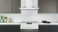 Venmar CHEF 36" Pyramid Chimney Range Hood - VCS50036SS|Hotte cheminée murale de style pyramidal Venmar CHEF de 36 po - VCS50036SS|VCS50036