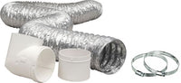 Dundas Jafine ProFlex™ Dryer-to-Duct Connector Kit and 4" Metal Worm Gear Clamps Package