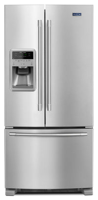 Maytag 22 Cu. Ft. French-Door Refrigerator – MFI2269FRZ - Refrigerator with Exterior Water/Ice Dispenser in Stainless Steel