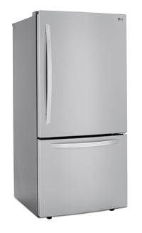 LG 26 Cu. Ft. Bottom-Freezer Refrigerator - LRDCS2603S | Réfrigérateur LG de 26 pi³ à congélateur inférieur - LRDCS2603S | LRDCS26S
