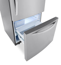 LG 26 Cu. Ft. Bottom-Freezer Refrigerator - LRDCS2603S | Réfrigérateur LG de 26 pi³ à congélateur inférieur - LRDCS2603S | LRDCS26S