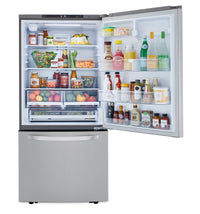 LG 26 Cu. Ft. Bottom-Freezer Refrigerator - LRDCS2603S | Réfrigérateur LG de 26 pi³ à congélateur inférieur - LRDCS2603S | LRDCS26S