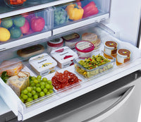 LG 26 Cu. Ft. Bottom-Freezer Refrigerator - LRDCS2603S | Réfrigérateur LG de 26 pi³ à congélateur inférieur - LRDCS2603S | LRDCS26S