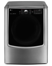 LG 9.0 Cu. Ft. Mega Capacity Electric Steam Dryer – Graphite Steel - Dryer in Graphite