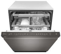 LG Top-Control Built-In Dishwasher with QuadWash™ – LDP6797BD - Dishwasher in Black Stainless Steel