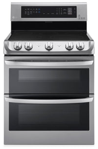 LG 7.3 Cu. Ft. Electric Range with Double Oven – Stainless Steel|Cuisinière électrique LG de 7,3 pi3 avec double four - acier inoxydable|LDE5415S
