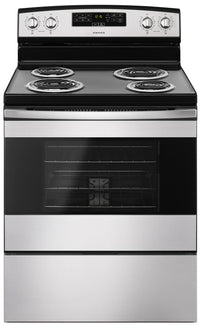 Amana 4.8 Cu. Ft. Freestanding Electric Range – YACR4303MFS|Cuisinière électrique amovible Amana de 4,8 pi³ – YACR4303MFS|YACR430S