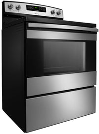 Amana 4.8 Cu. Ft. Freestanding Electric Range – YACR4303MFS - Electric Range in Stainless Steel/Black