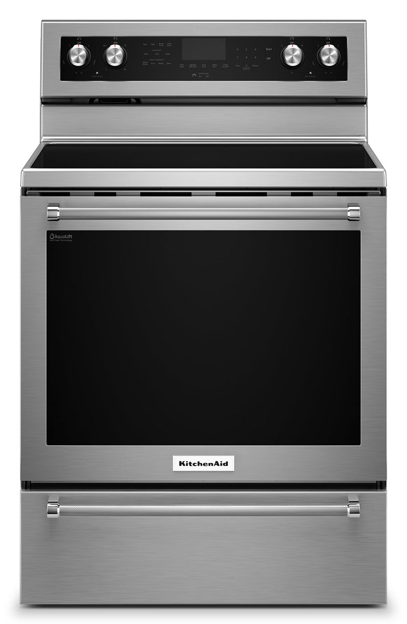 KitchenAid 6.4 Cu. Ft. Freestanding Electric Range – YKFEG510ESS - Electric Range in Stainless Steel